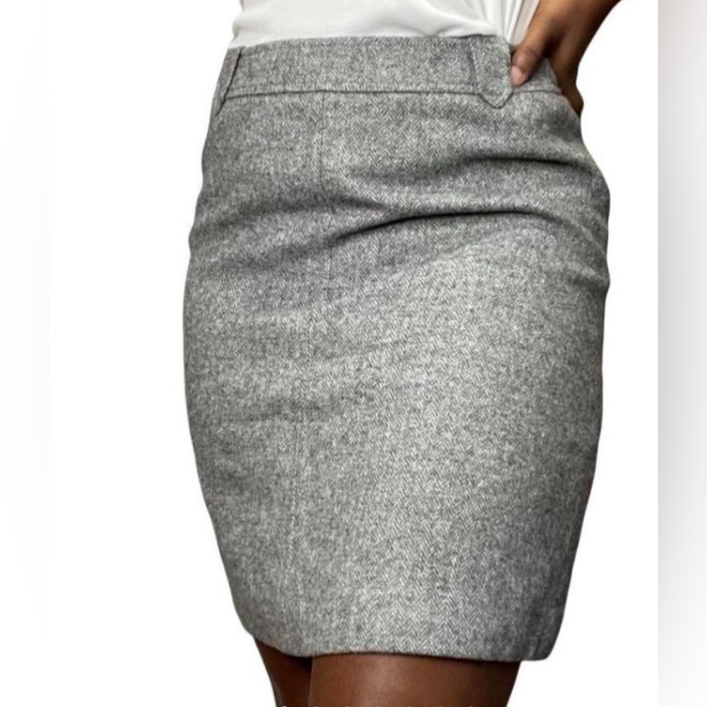 Talbots pencil skirt wool gray women’s 8